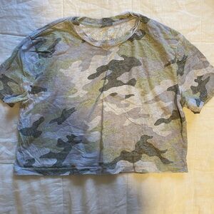 Camo Print T-Shirt